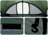 Tipi Tent with Roof Army green 6-Person Polyester and Steel 42028626