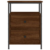 Bedside Cabinet Brown Oak 44x45x60 cm Engineered Wood 826011