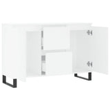 Sideboard White 101.5x35x70 cm Engineered Wood 827212