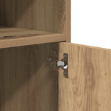 Rolling Cabinet Artisian Oak 60x48x81 cm Engineered Wood 853172
