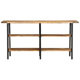 Console Table 140x35x70 cm Solid Wood Mango 373613