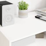 TV Cabinet with Drawer White 100 x 48 x 43 cm Engineered Wood 888927