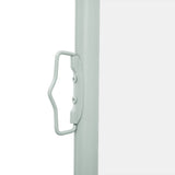 ZNTS Patio Retractable Side Awning 140x500 cm Cream 48395