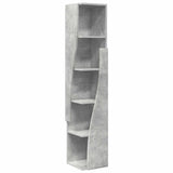 Corner Cabinet 27.5x27x140cm Engineered Wood Concrete Grey 889868