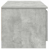 TV Cabinet Concrete Grey 140x40x35.5 cm Engineered Wood 800652