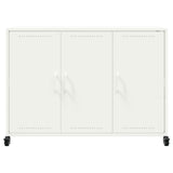 ZNTS Sideboard White 100.5x39x72 cm Steel 846685