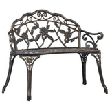 Bistro Bench Bronze Cast Aluminium, Cast Iron Medium Sturdy 47859