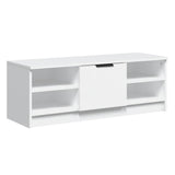 TV Cabinet White 102x35.5x36.5 cm Engineered Wood 811367