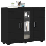 Wooden Cabinet Black 88.5 x 30.5 x 73 cm Engineered Wood 880302