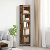 Book Cabinet Smoke Oak 40 x 30 x 189.5 cm Engineered Wood 886380