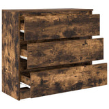 Sideboard Smoked Oak 80x35x76 cm Engineered Wood 861737