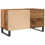 Record Cabinet Old Wood 84.5x38x48 cm Engineered Wood 857244