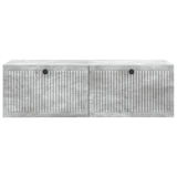 Wall-Mounted TV Cabinet Concrete Grey 98 x 41 x 30 cm 898018