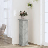 Plant Stand Concrete Grey 33x33x100 cm Engineered Wood 852981