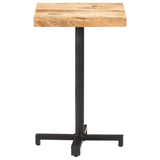 Bistro Table Square 50x50x75 cm Rough Mango Wood 320262
