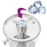 Double Juice Dispenser Stainless Steel 2 x 8 L 50532