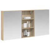 Bathroom Cabinet Set 3 pcs 140 x 14.5 x 70 cm Engineered wood 3403778