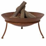 ZNTS RedFire Fire Pit Tulsa Rust Steel 423889