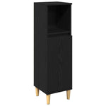 Bathroom Furniture Set with Storage 3 pcs Black 60 x 30 x 60 cm 3332584