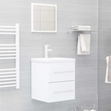 Sink Cabinet White Engineered wood 41x38.5x48 cm Sink Cabinet 804683