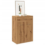 ZNTS Shoe Cabinet Artisan Oak 60x35x84 cm Engineered Wood 855953