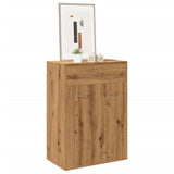 ZNTS Shoe Cabinet Artisan Oak 60x35x84 cm Engineered Wood 855953
