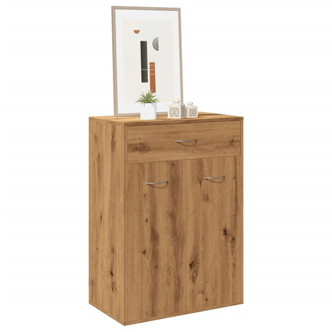 ZNTS Shoe Cabinet Artisan Oak 60x35x84 cm Engineered Wood 855953