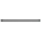 Garden Raised Bed Galvanised Steel 544x100x36 cm Grey 319014