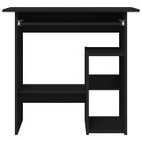 Desk Black 80x45x74 cm Engineered Wood 801365
