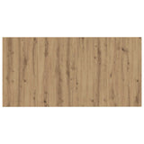 Headboard With Cabinet 3 pcs Artisan Oak Engineered Wood 3415902