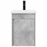 Bathroom Vanity Unit with Tap Concrete Grey 42 x 40 x 74.5 cm 889532