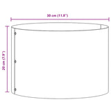 Planter Ring 5 pcs Brown 30 x 30 x 20 cm Weathering Steel 873605