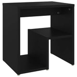 806331 Bed Cabinets 2 pcs Black 40x30x40 cm Engineered Wood