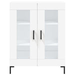 Highboard White 69.5x34x180 cm Engineered Wood 3199617