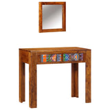 Dressing Table Brown 90 x 45 x 75 cm Solid Acacia Wood 4016522