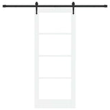 Sliding Door Manual ORKDAL White 83 x 202 cm Wood and metal 3332474
