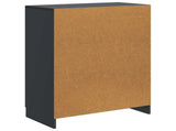 Sideboard Black 66 x 34.5 x 87 cm Engineered Wood 895736