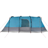 Camping Tent Tunnel 4-Person Blue Waterproof 94629