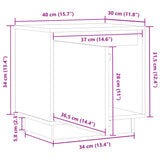 Bedside Cabinets 2 pcs Honey Brown 40x30x40 cm Solid Wood Pine 813312