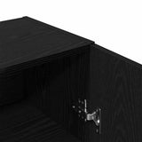 Sideboard Black Oak 69.5x34x90 cm Engineered Wood 862093