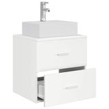 Wall-Mounted Sink Vanity White 49.5 x 41 x 62.5 cm 890278