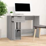 Desk Grey Sonoma 100x50x75 cm Engineered Wood 817127