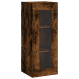 Highboard Smoked Oak 34,5x34x180 cm Engineered Wood 3199382