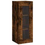 Highboard Smoked Oak 34.5x34x180 cm Engineered Wood 3199446