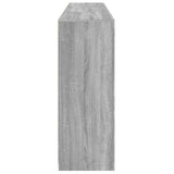 Sideboard with LED Lights Grey Sonoma 181.5x37x100 cm 3209154