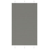 Pleated Blind Anthracite 120x200 cm Fabric Width 119.4 cm Polyester 4015113