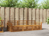 Sofa Sets 3 pcs Natural Solid Acacia Wood 3374289