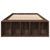 Bed Frame without Mattress Brown Oak 100x200 cm 3280607