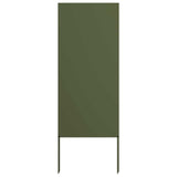 Garden Privacy Screen Olive green 50 x 140 cm Cold-rolled steel 876290
