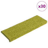 Stair Mats 30 pcs 65x21x4 cm Green Rectangular Edge 3365836
